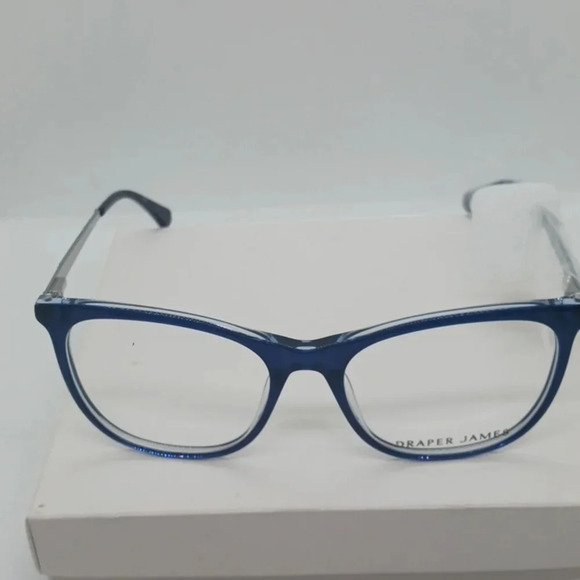 NWT WOMEN'S DRAPER JAMES EYEGLASS FRAMES DJ5034 INDIGO - Picture 2 of 4
